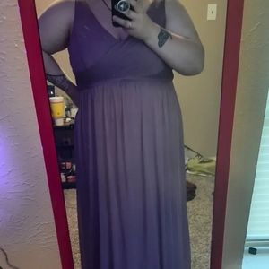 Purple bridesmaid dress